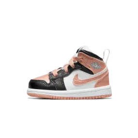 Air Jordan 1 Mid TD 'White Light Madder Root'