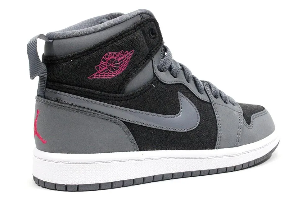 AIR JORDAN 1 RETRO HIGH (GS) "Cool Grey/Vivid Pink"