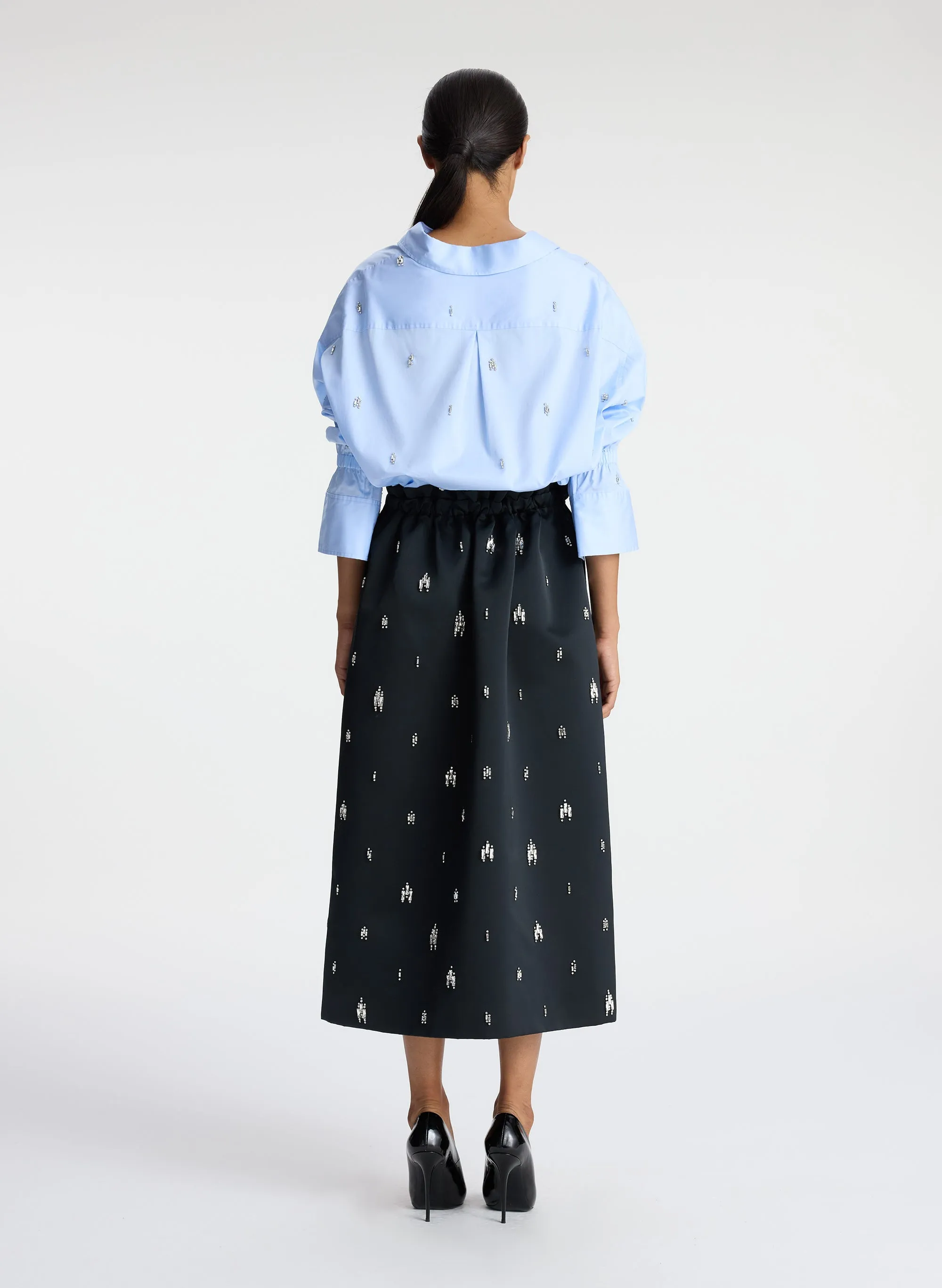 Alexia Embellished Midi Skirt