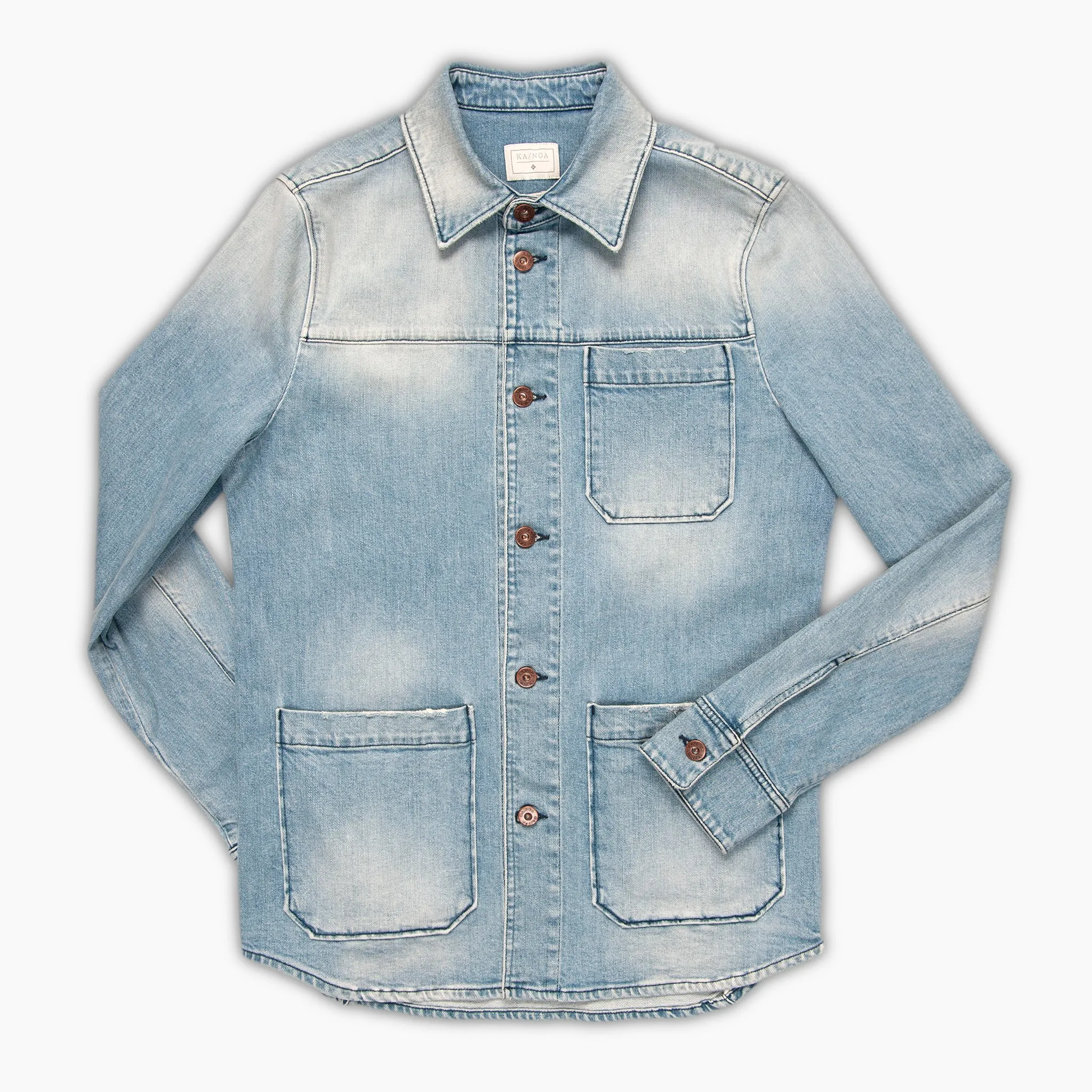 Alian shirt jacket in Stretch Denim