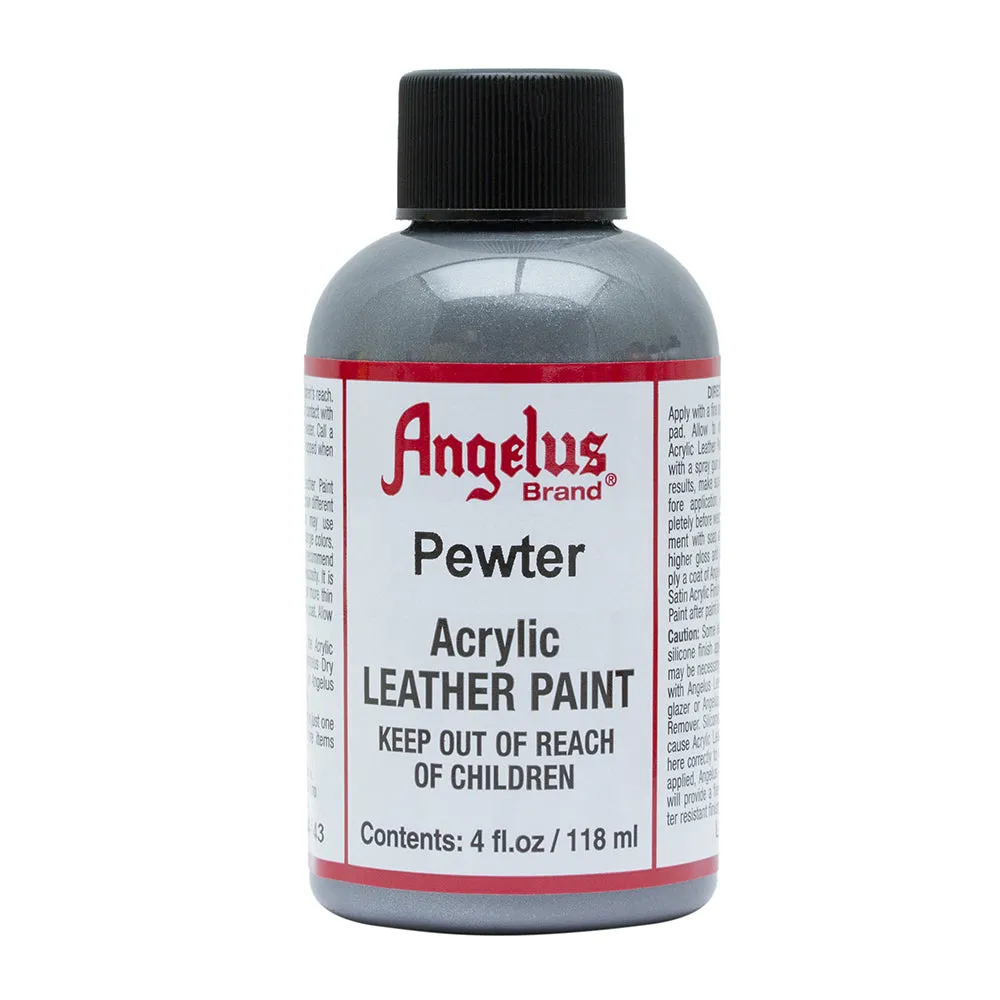 Angelus Pewter Leather Paint 082