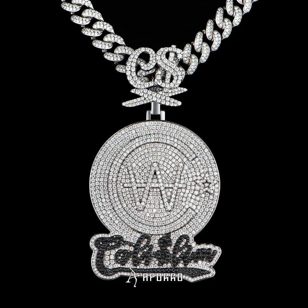 APORRO Premium Business Logo Necklace Custom Design Deposit