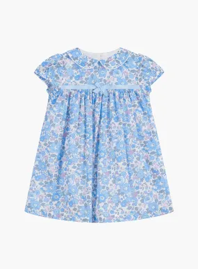 Baby Dress in Blue Betsy