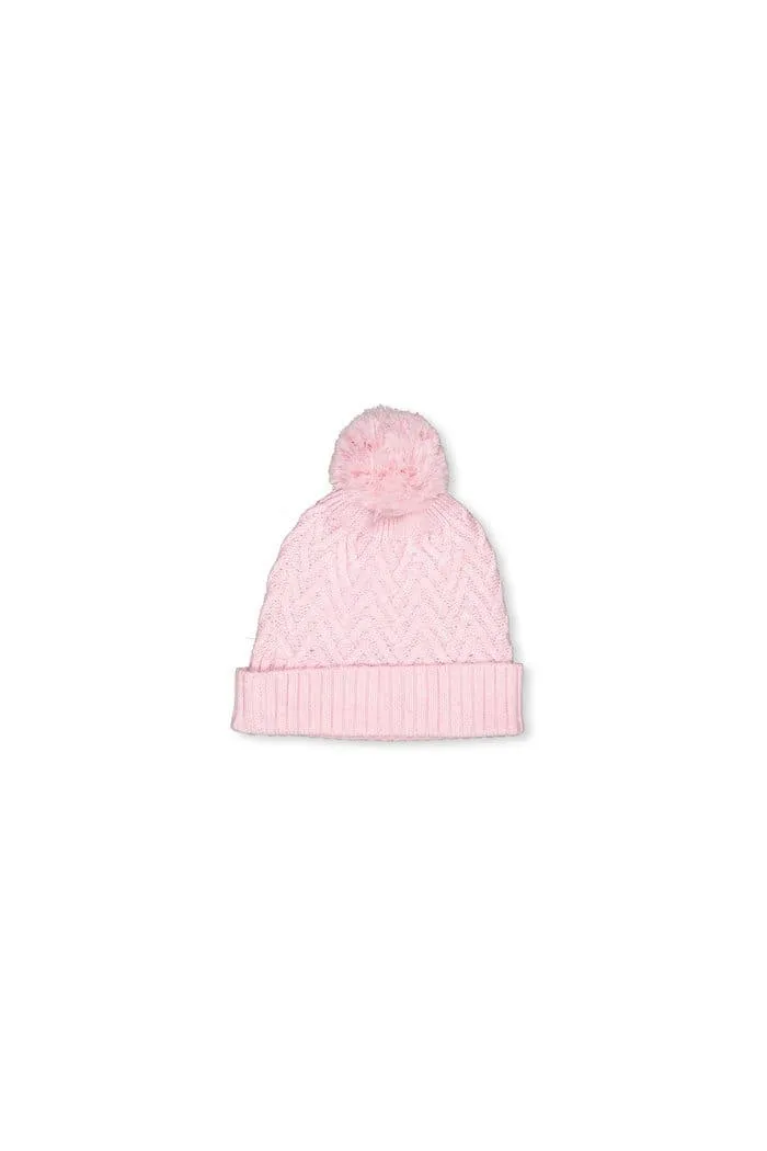 Beanie - Pink Marle (Milky Baby)