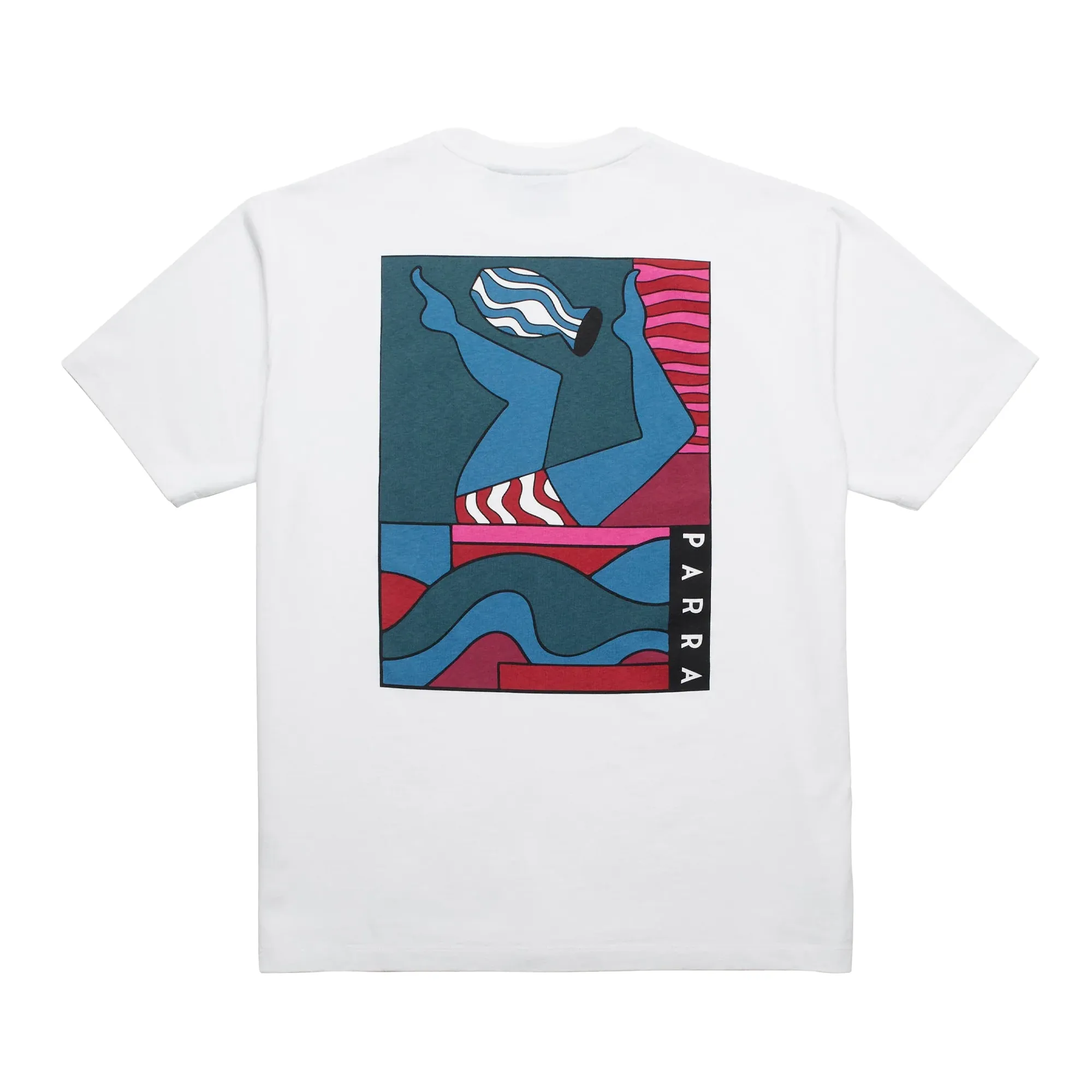 By Parra Kick The Vase T-Shirt White 50101