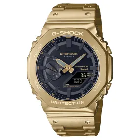 Casio G-Shock Full Metal Gold Steel Solar Bluetooth 2100 CasiOak GMB2100GD-9A