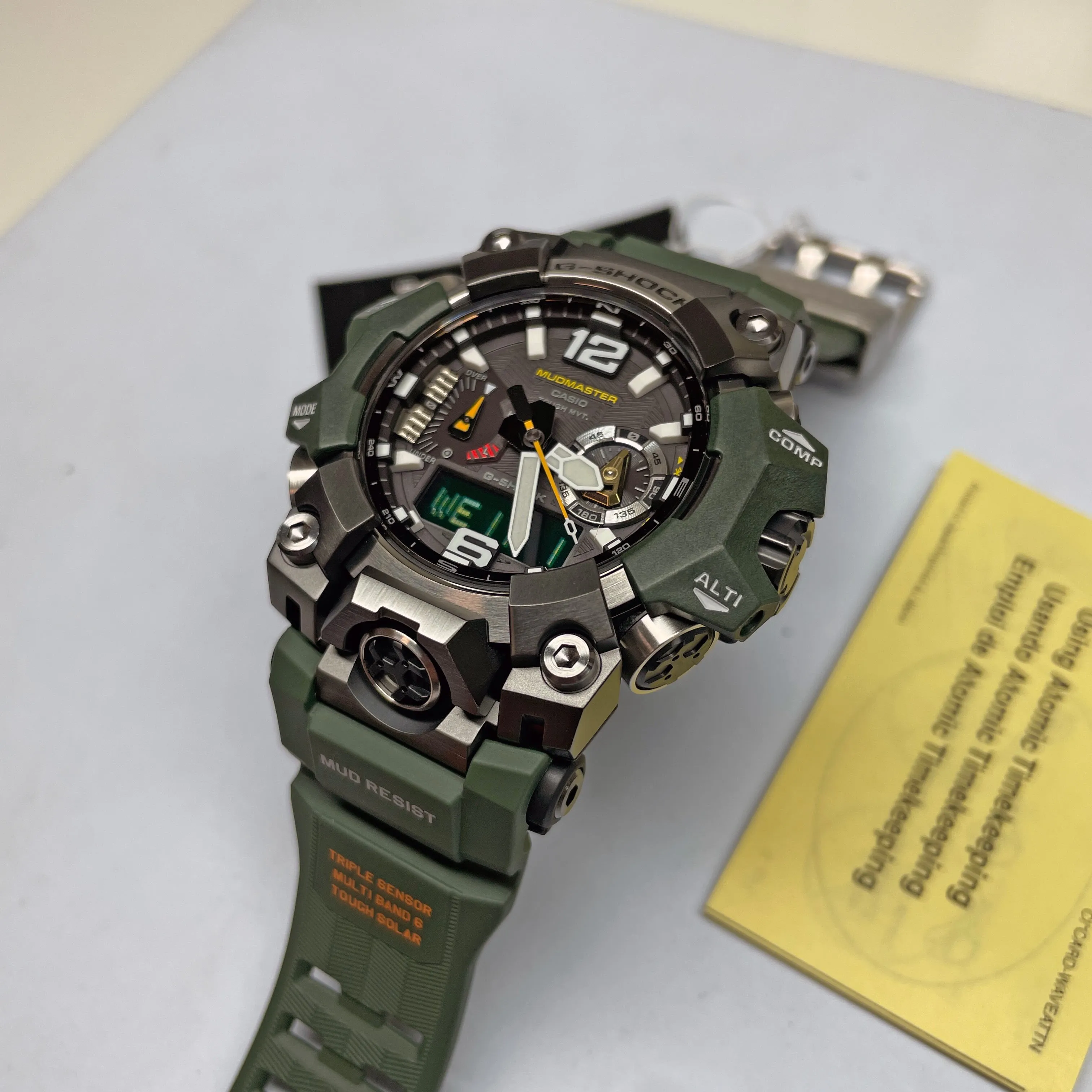 CASIO G-Shock GWGB1000-3A Green Mudmaster Bluetooth Triple Limited Watch