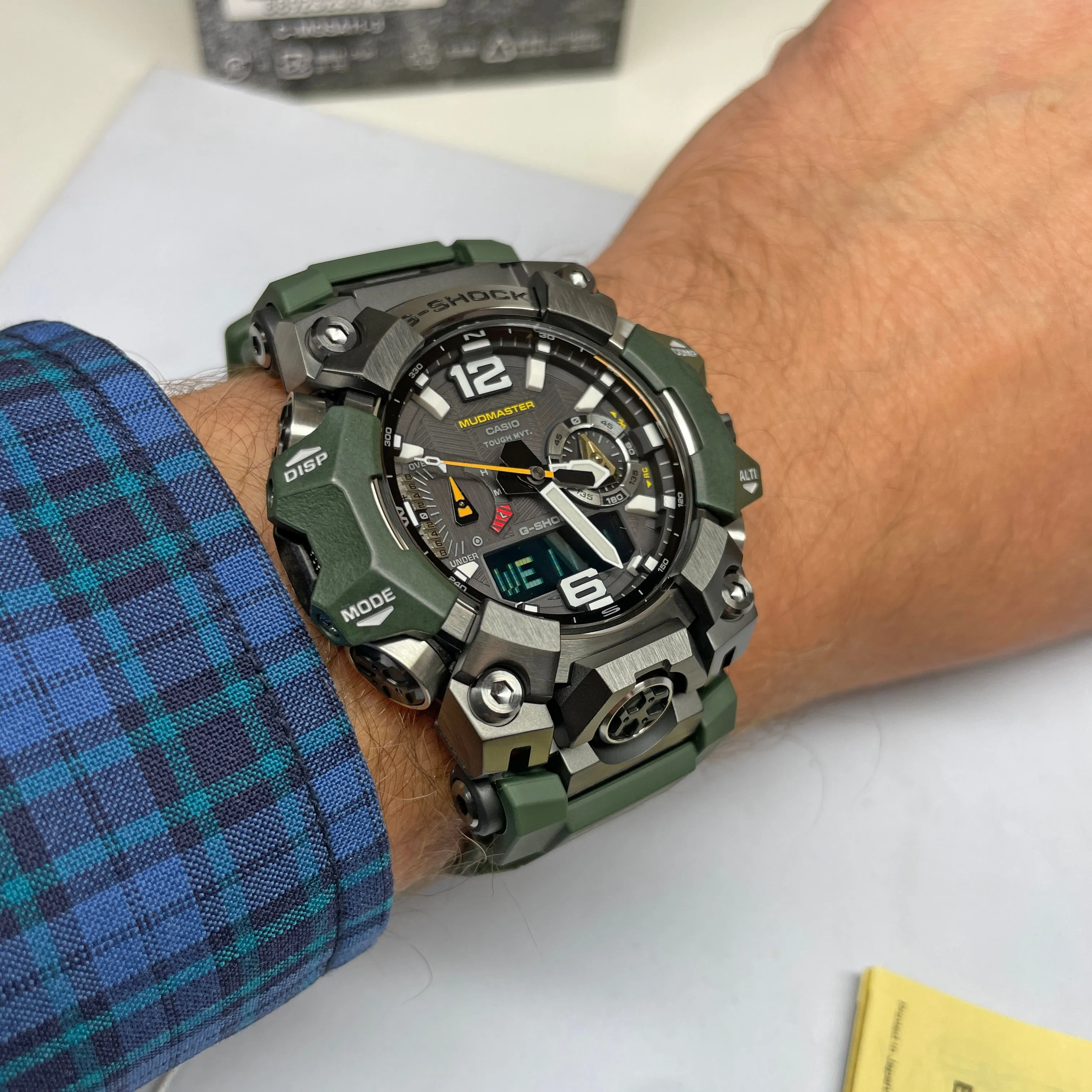 CASIO G-Shock GWGB1000-3A Green Mudmaster Bluetooth Triple Limited Watch