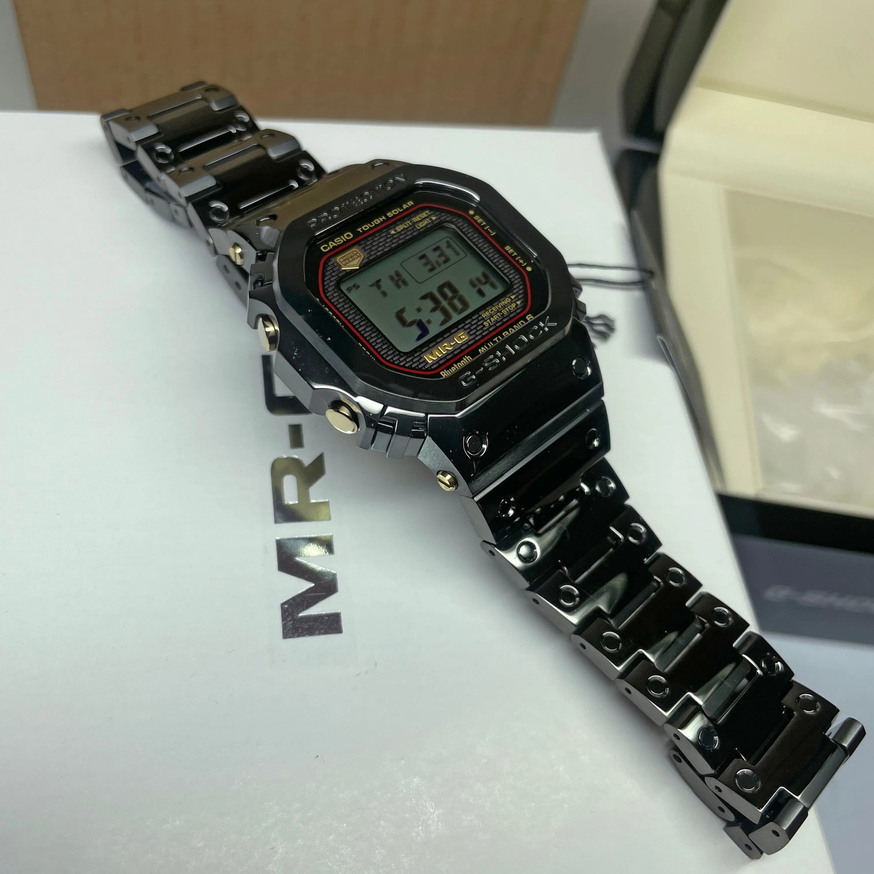 Casio G-SHOCK MRG Kiwami Black Titanium Square MRGB5000B-1 Watch