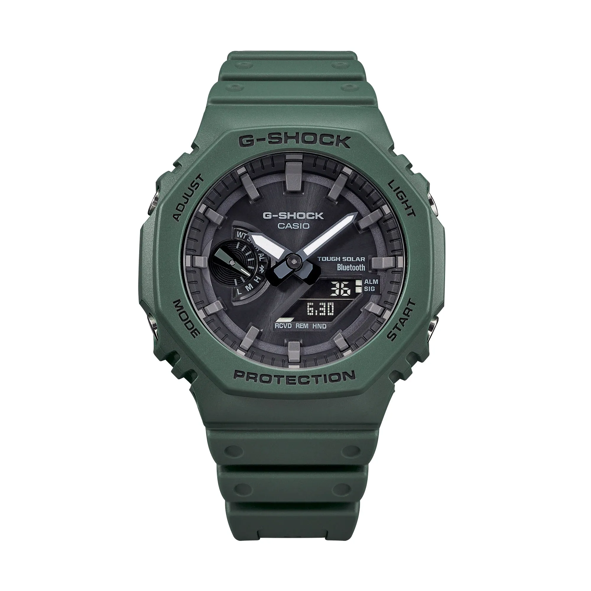 Casio G-Shock Solar Bluetooth 2100 Green CasiOak GAB2100-3A Watch