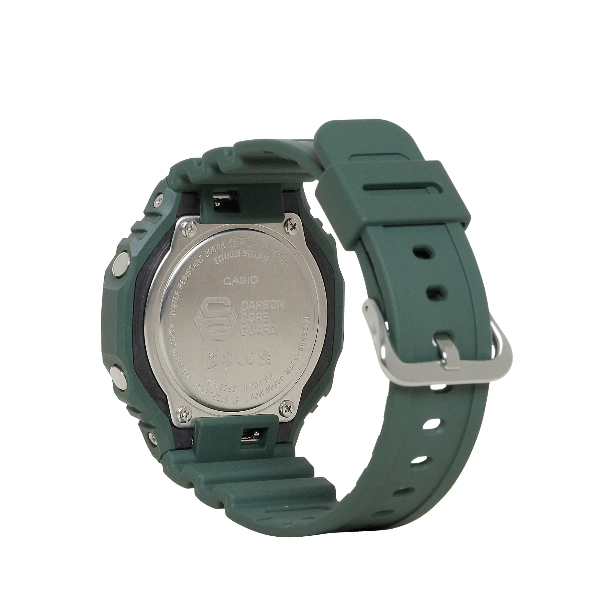 Casio G-Shock Solar Bluetooth 2100 Green CasiOak GAB2100-3A Watch