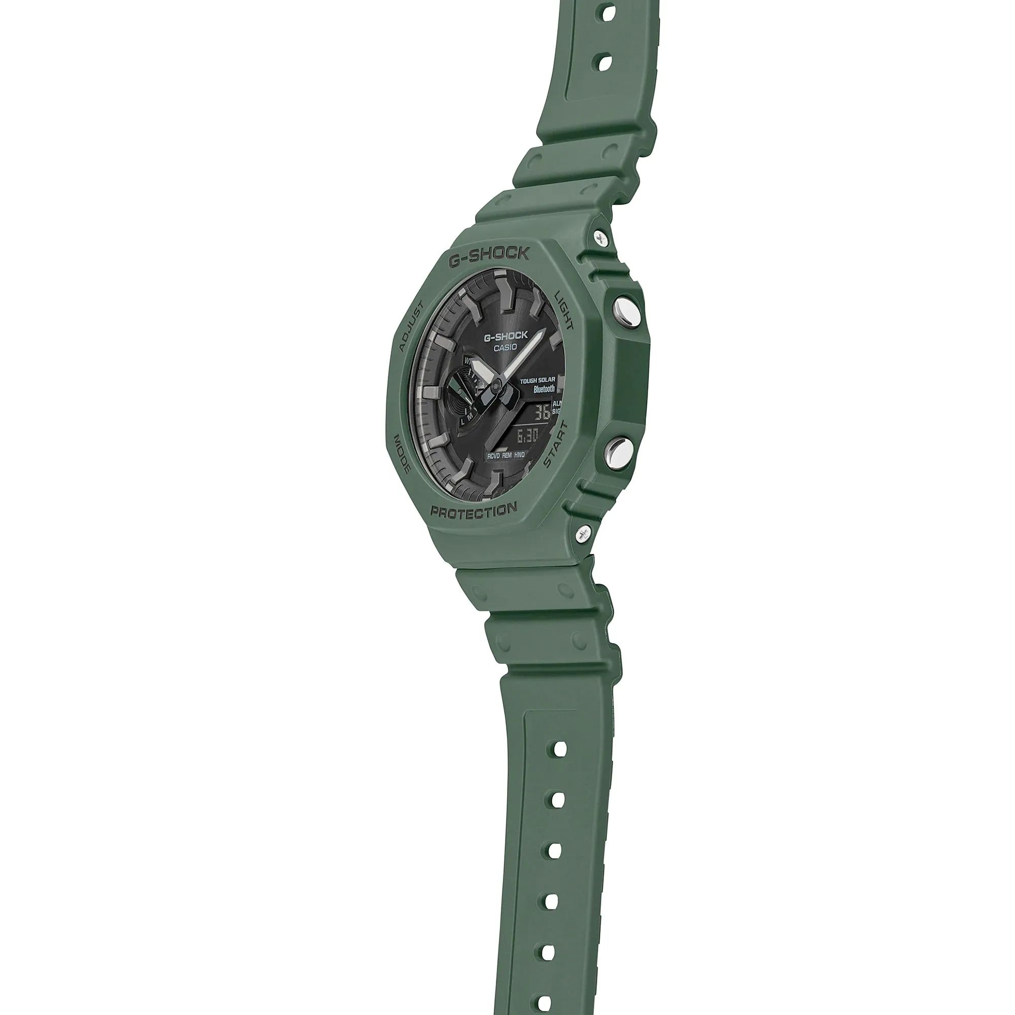 Casio G-Shock Solar Bluetooth 2100 Green CasiOak GAB2100-3A Watch