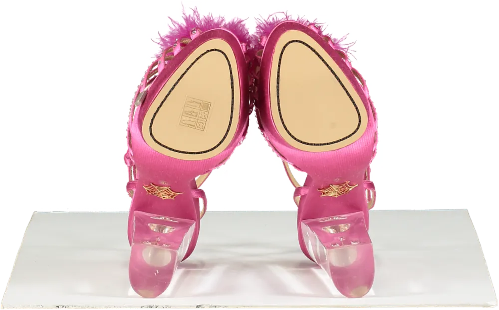 Charlotte Olympia Pink Barbie Girl Platform Heels UK 5 EU 38 👠