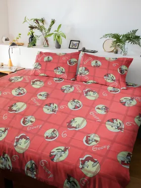 Cotton Family Bedsheet With Pillow Cover