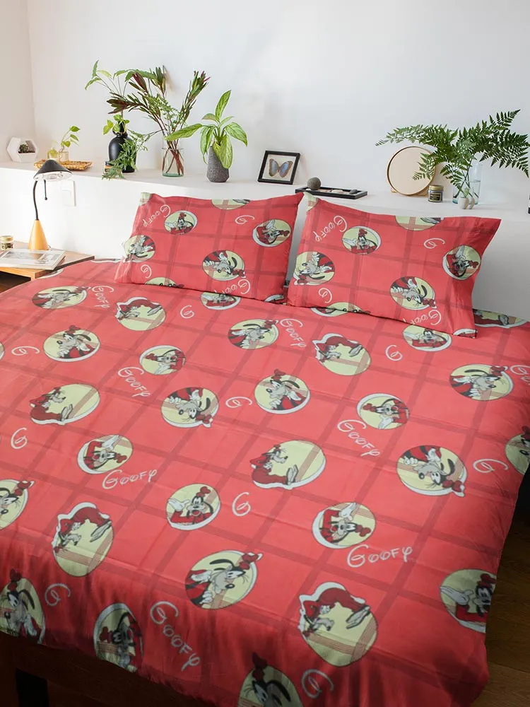 Cotton Family Bedsheet With Pillow Cover