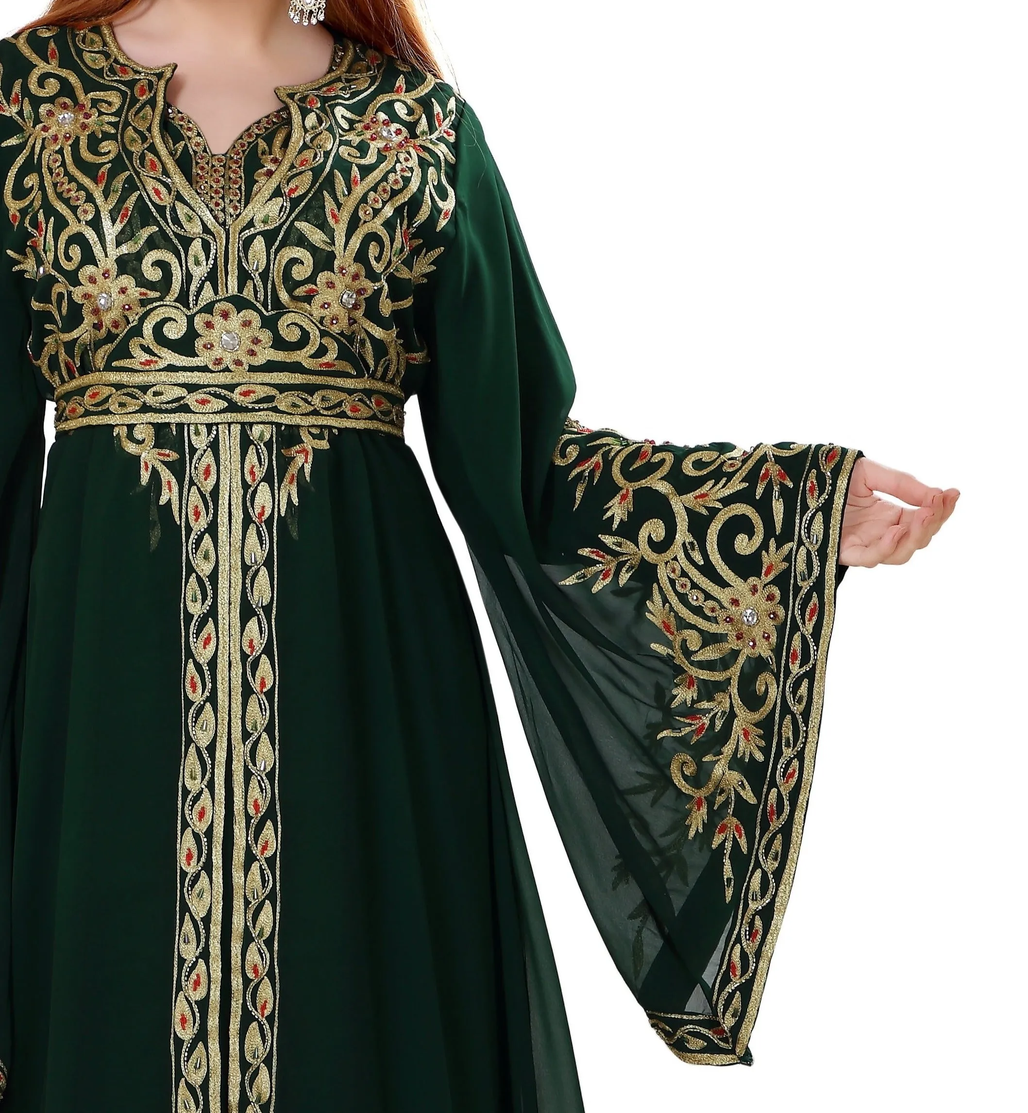 Designer Kaftan Khaleeji Thobe Gown