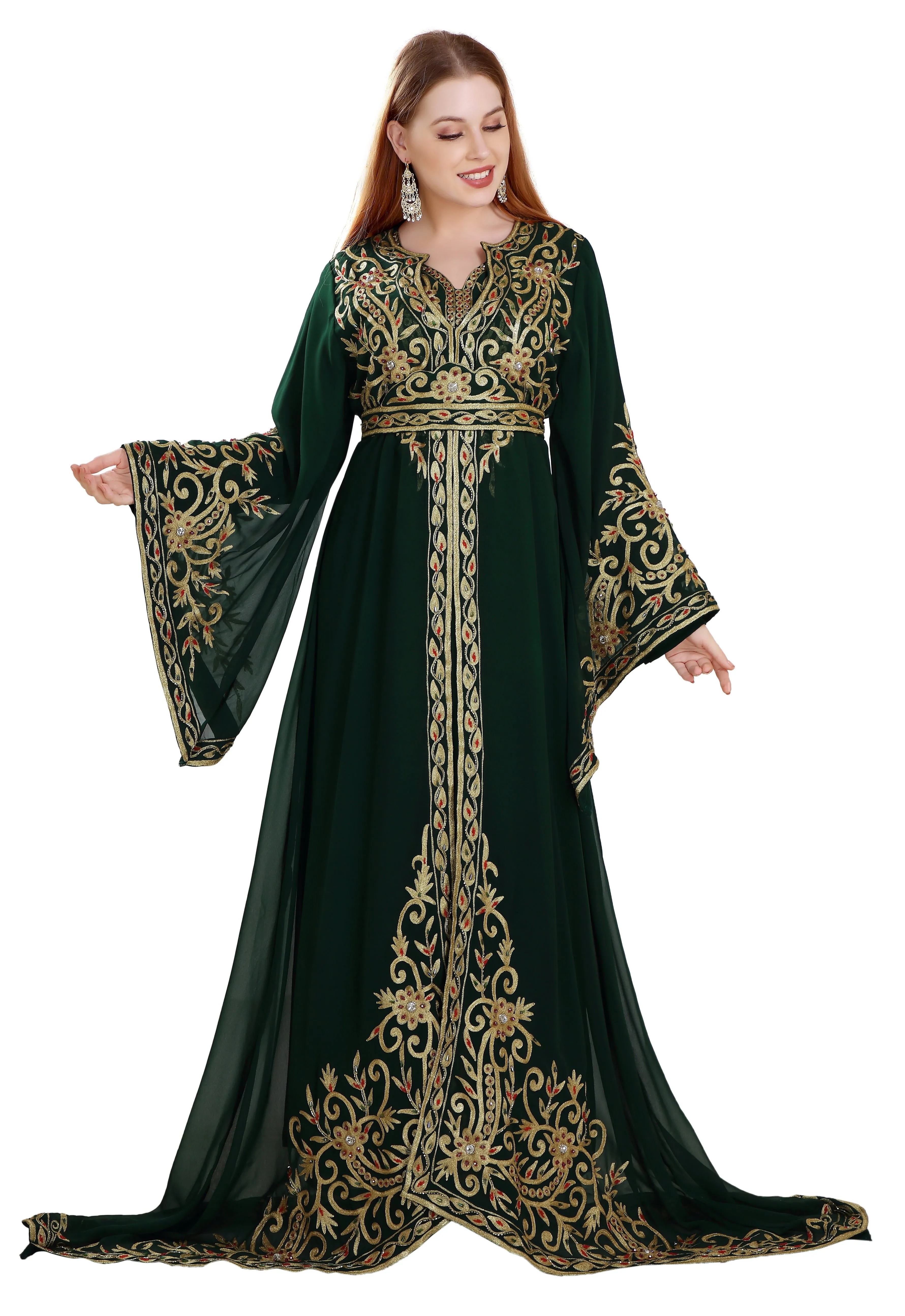 Designer Kaftan Khaleeji Thobe Gown