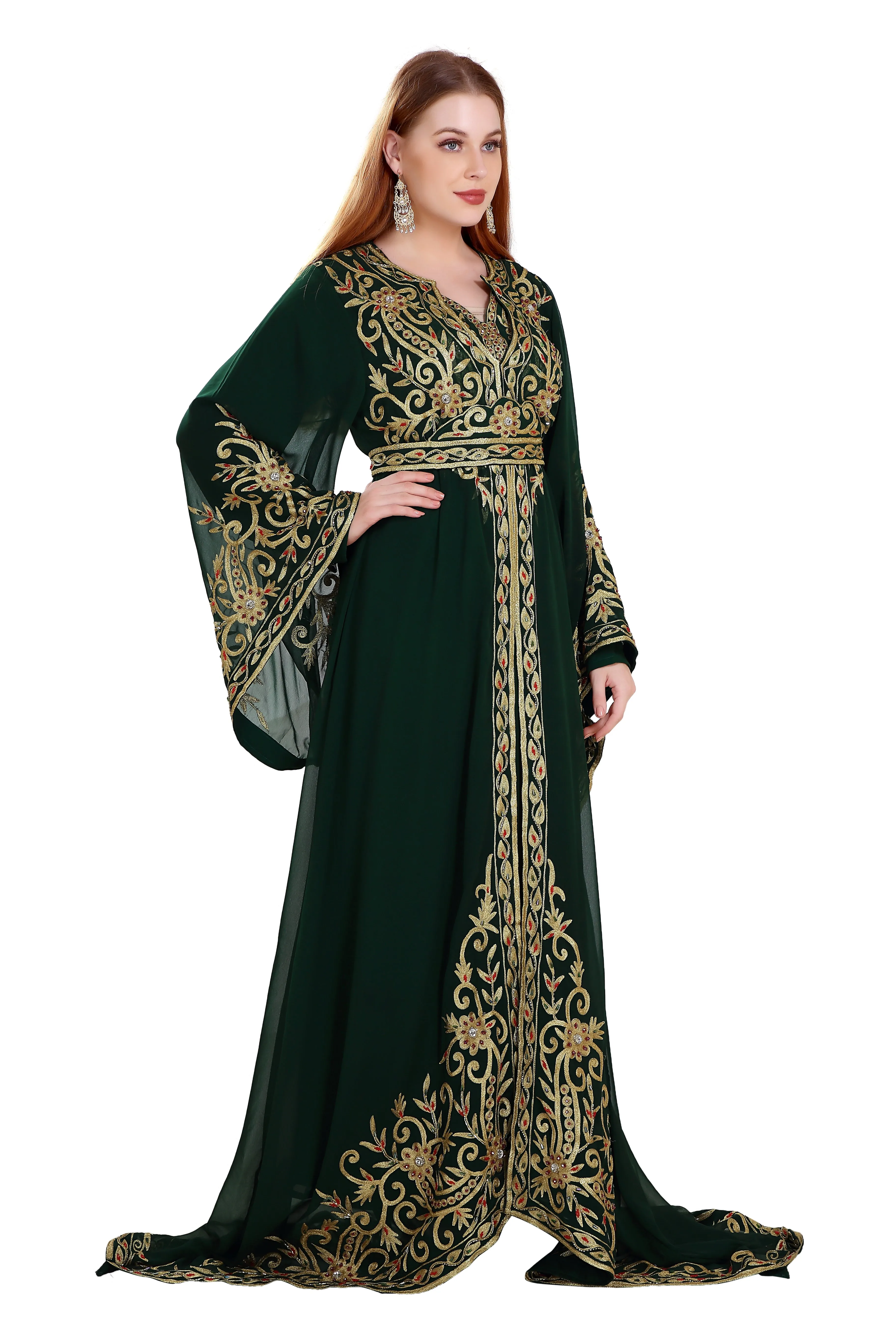 Designer Kaftan Khaleeji Thobe Gown