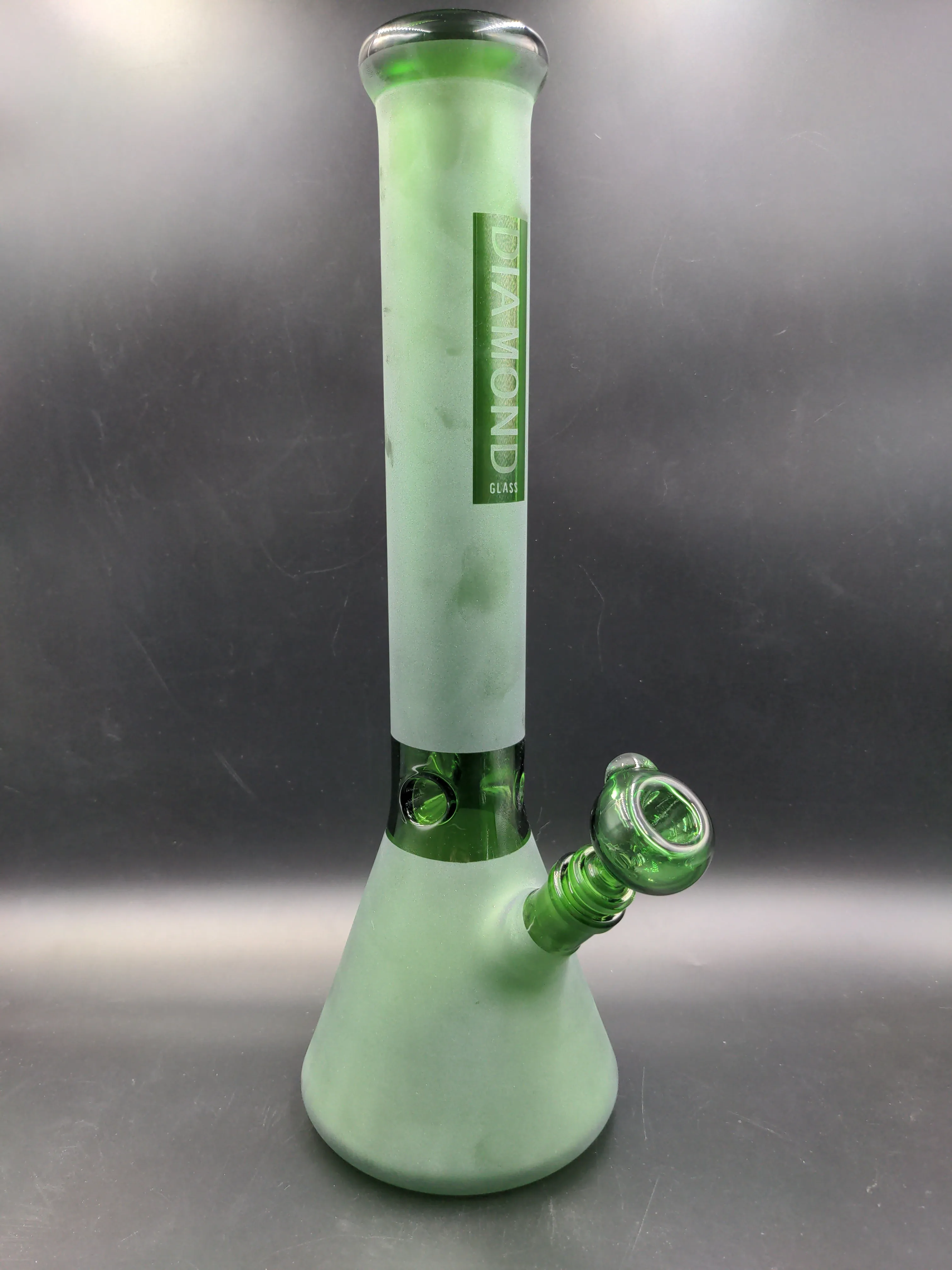 Diamond Glass Beaker Water Pipe - 15.5 / 14mm