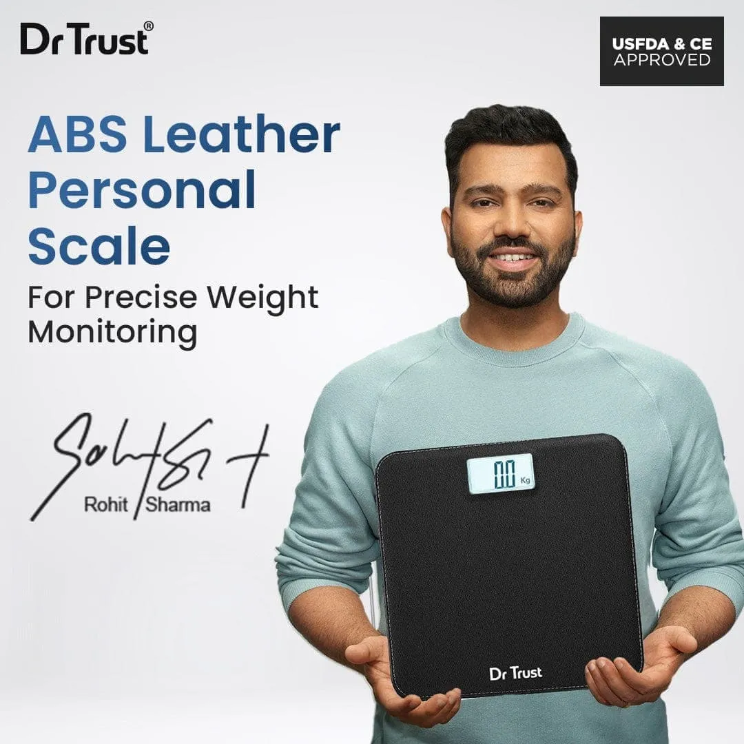 Dr Trust USA ABS Leather Personal Scale Weighing Machine 506