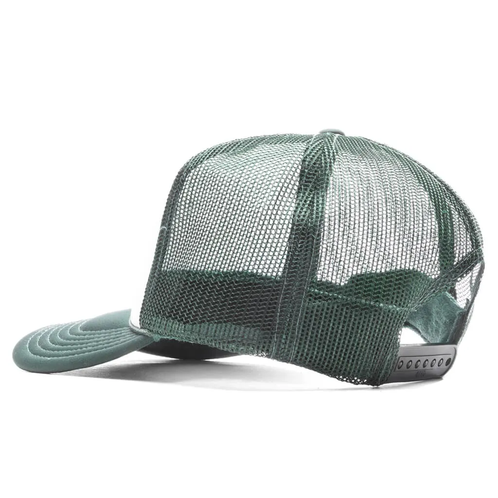 Draft Trucker Hat - Dark Green/White