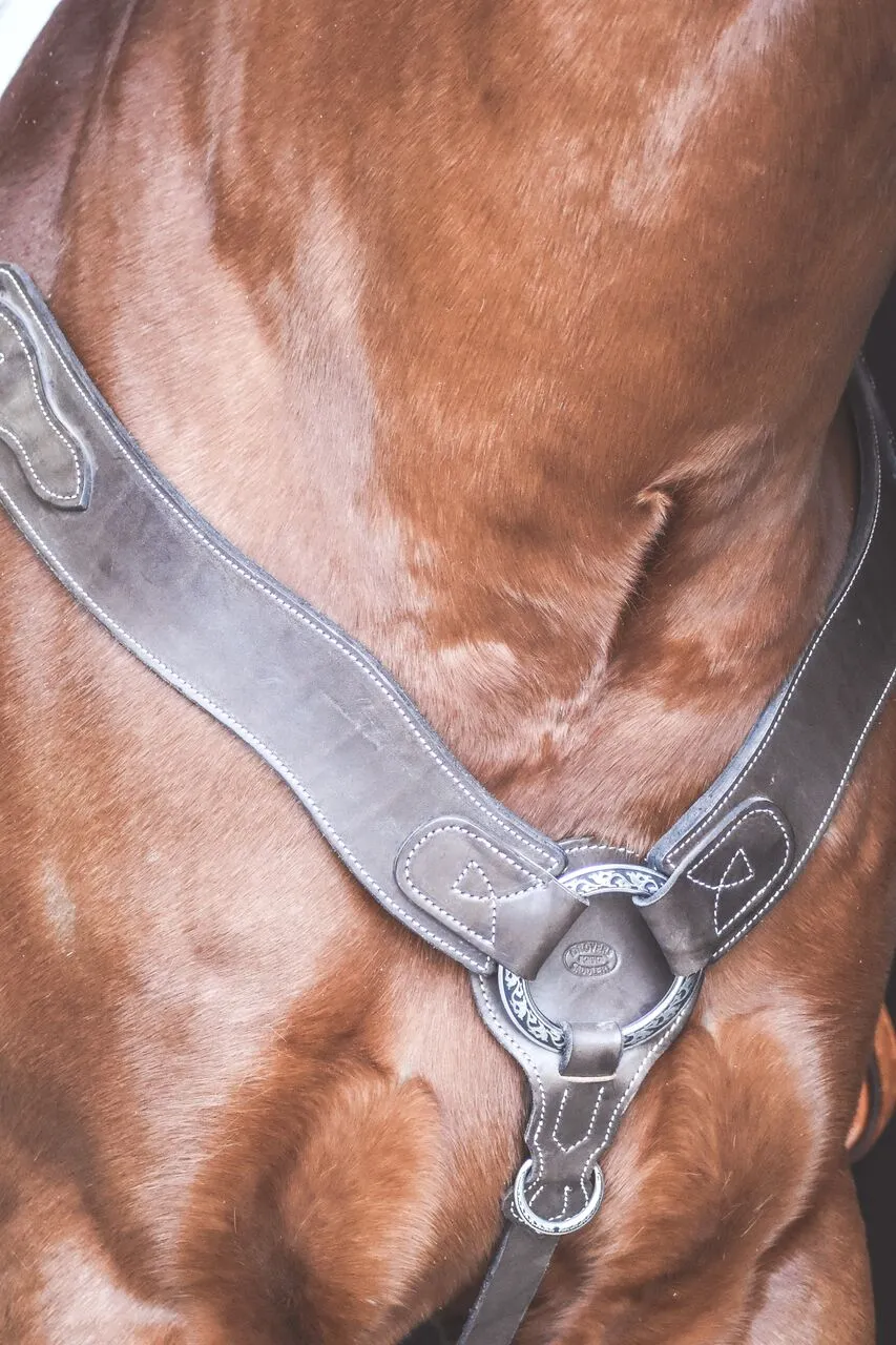 Drovers Saddlery Made Y Shaped Western Breastplate