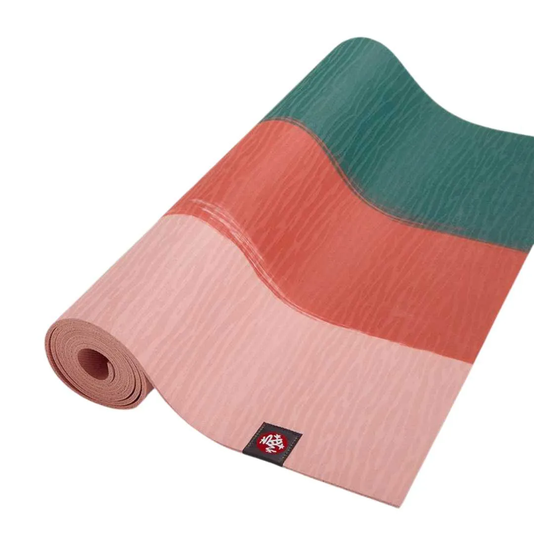 EKO LITE YOGA MAT 4MM - DEEP SEA STRIPE - 71 INCHES