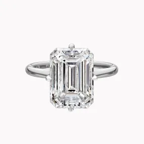 Emerald Cut Solitaire Engagement Ring