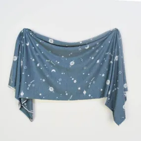 Extra Soft Stretchy Knit Swaddle Blanket: Starry Dreams