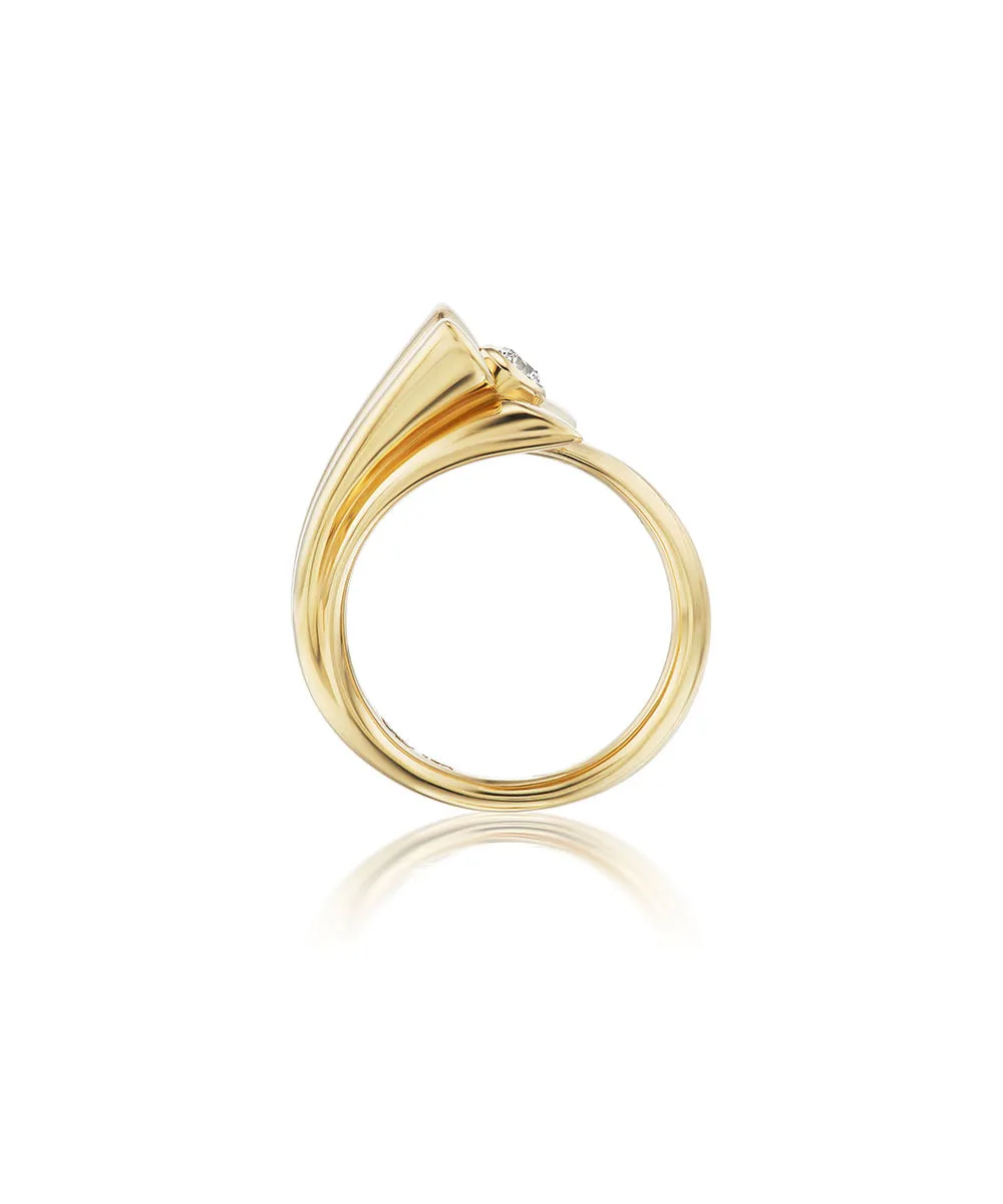 Fleur Cocktail Ring, Diamond