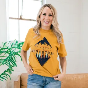 Greatest Adventure Gold Tee