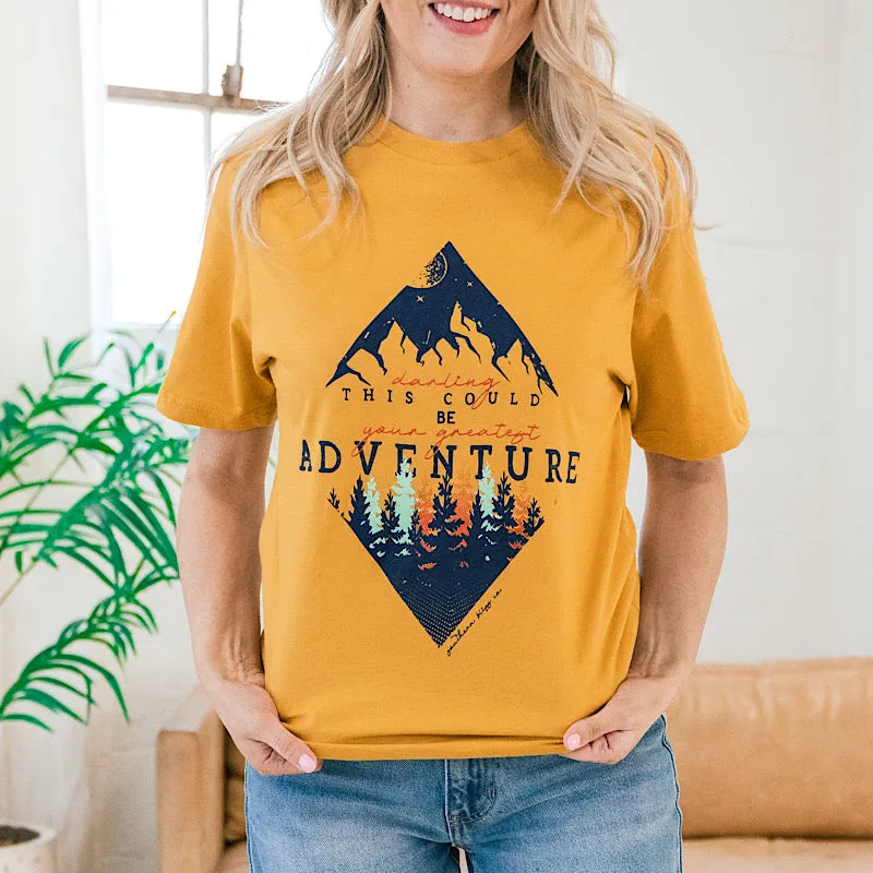 Greatest Adventure Gold Tee