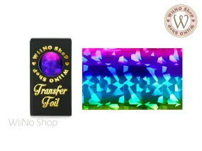 Holographic Crystal Ombre Nail Transfer Foil (MO-02)