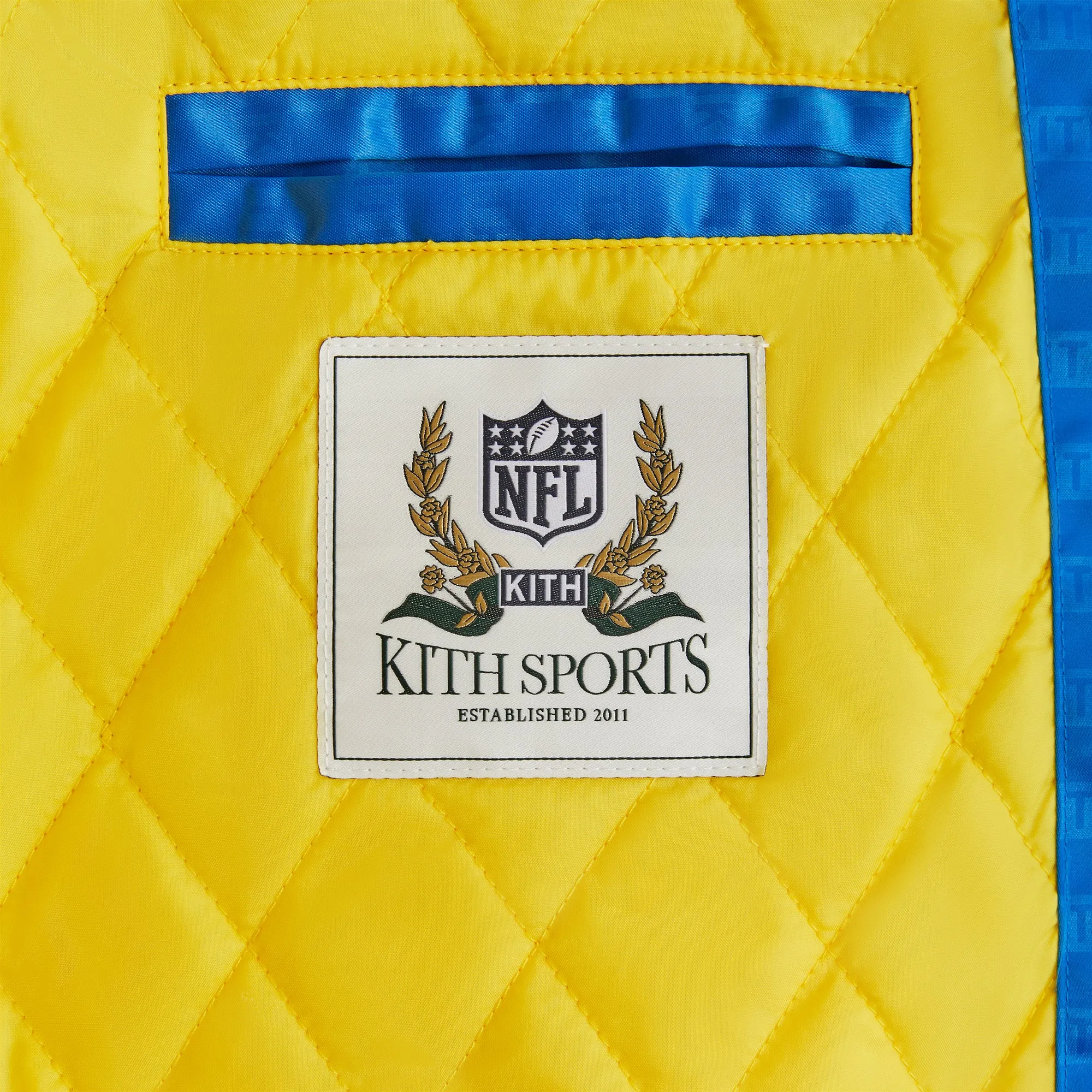 Kith for the NFL: Rams Satin Bomber Jacket - Greek