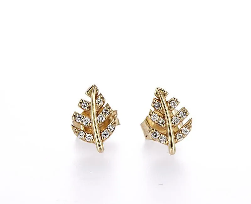 Leaf Diamond Earring