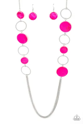 Paparazzi Beach Hub - Pink Necklace