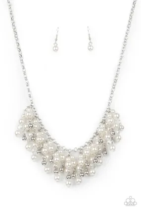 Paparazzi Champagne Dreams - White Necklace