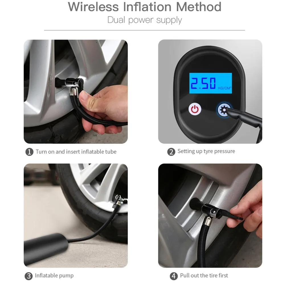 Portable Electric Car & Bike Tire Pump