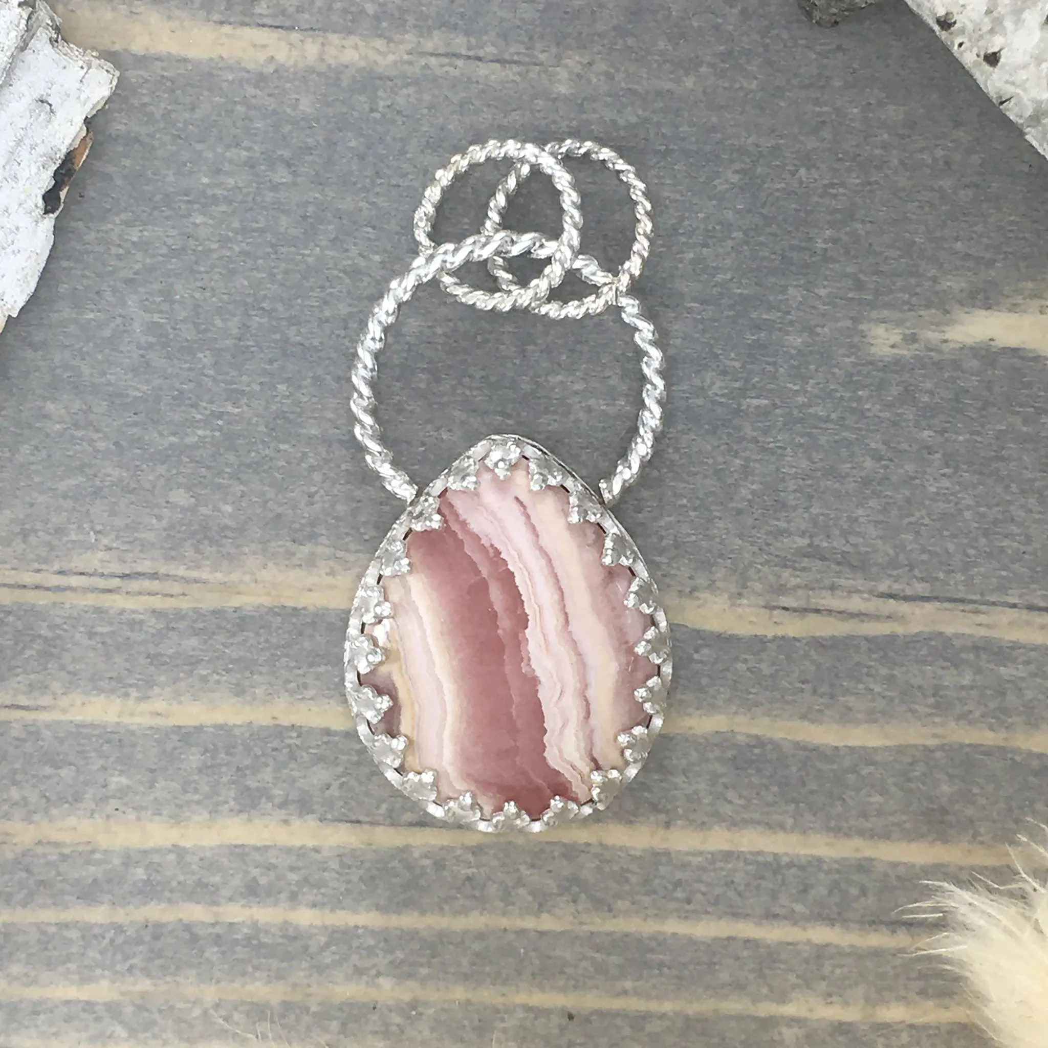 Rhodochrosite Pendant