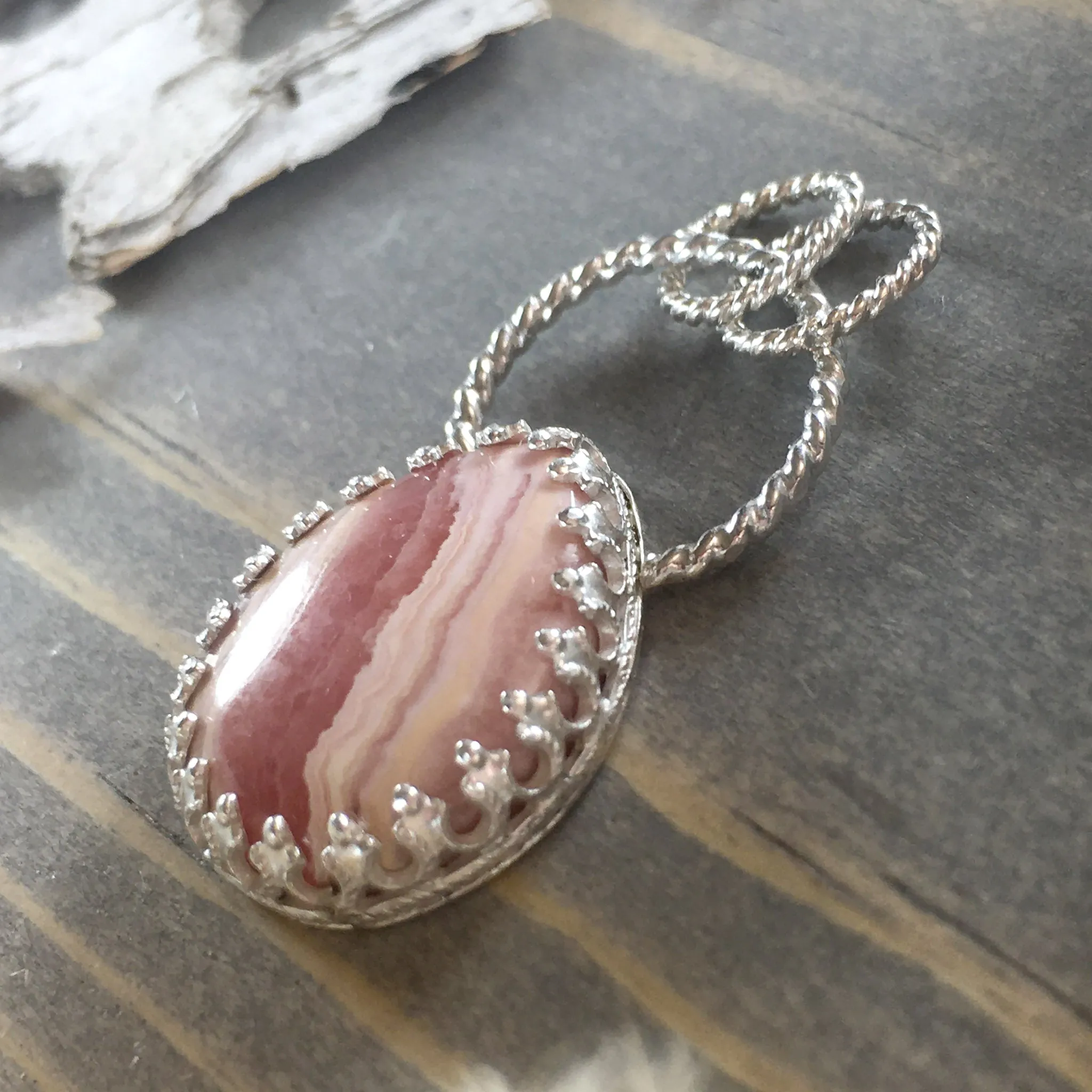 Rhodochrosite Pendant