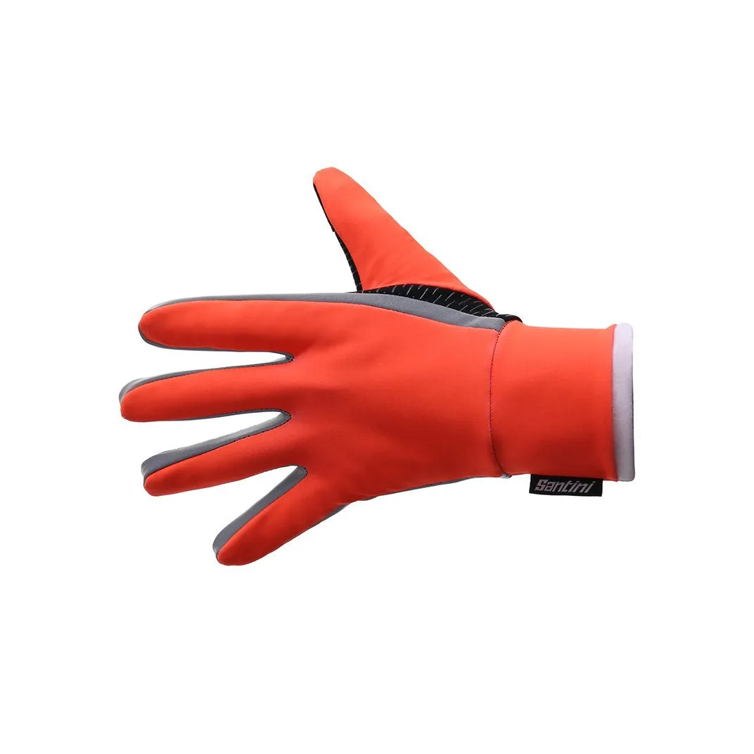 Santini H20 Vega Full Gloves (Flashy Orange)