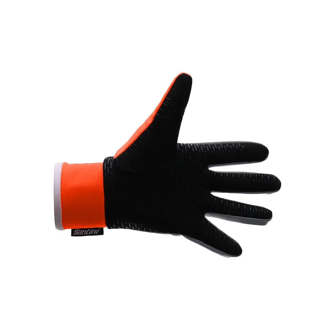 Santini H20 Vega Full Gloves (Flashy Orange)