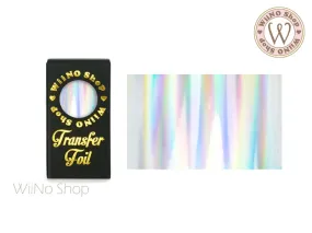 Silver Holographic Nail Transfer Foil (HL-02)