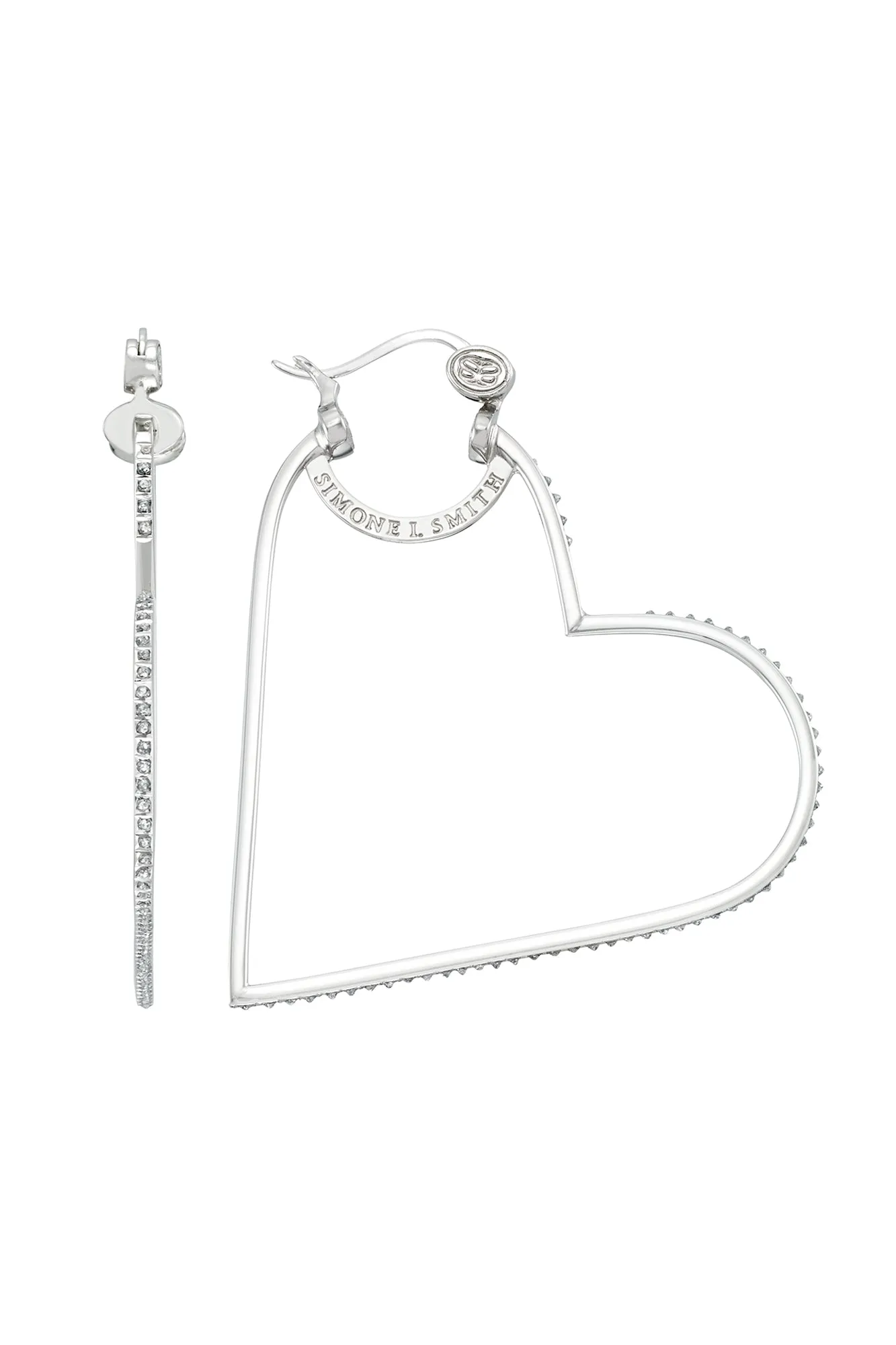 The Love Hoops with Diamond Embellishments - Large