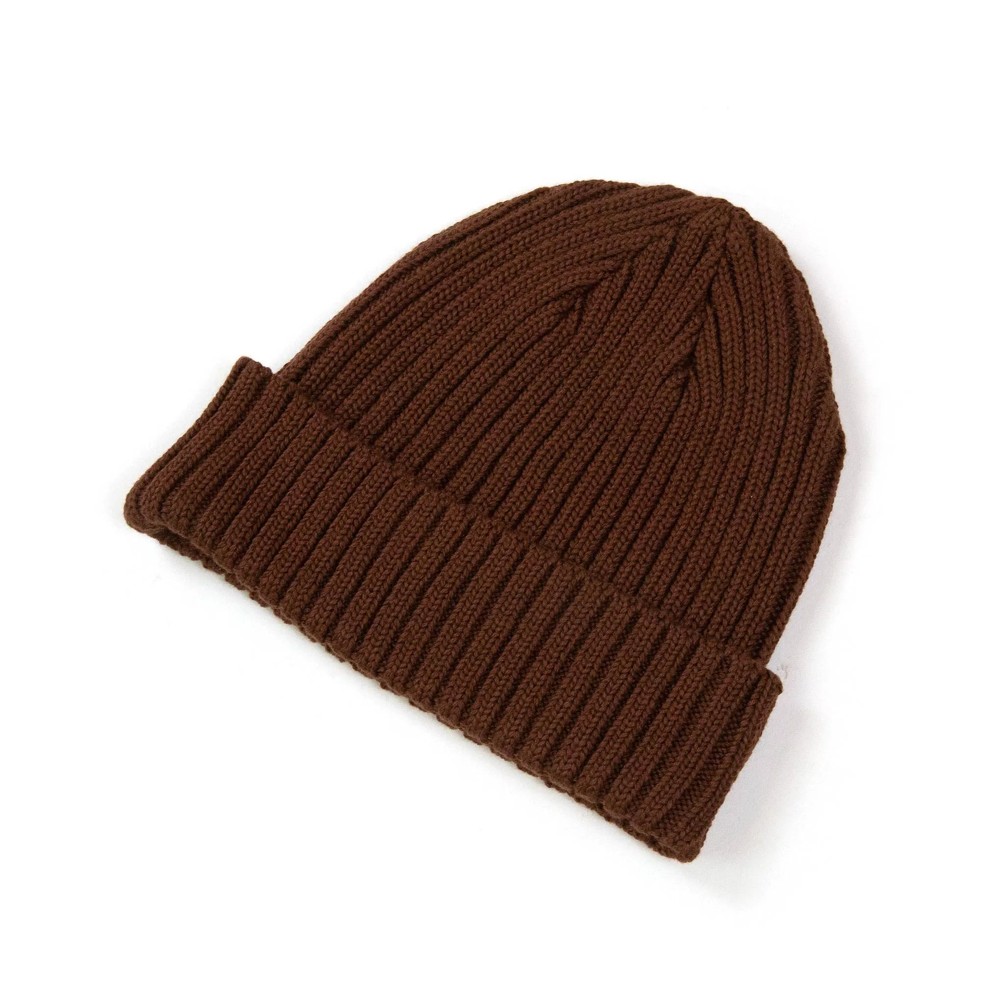 The Real McCoy's MA21014 Cotton Bronson Knit Cap Brown